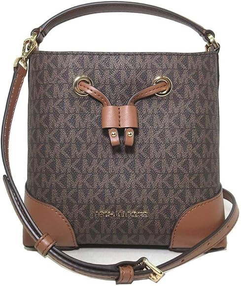 MICHAEL KORS ブラウン ドローストリングバッグ MICHAEL KORS ブラウン ドローストリングバッグ